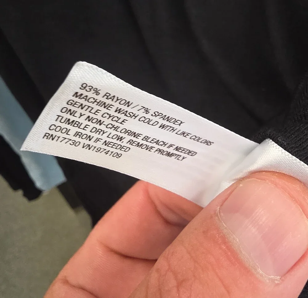 Universal Thread Black Ribbed Crewneck Top - Picture 3 of 3